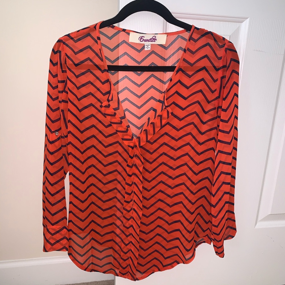 Emmelee sheer top from Francesca’s